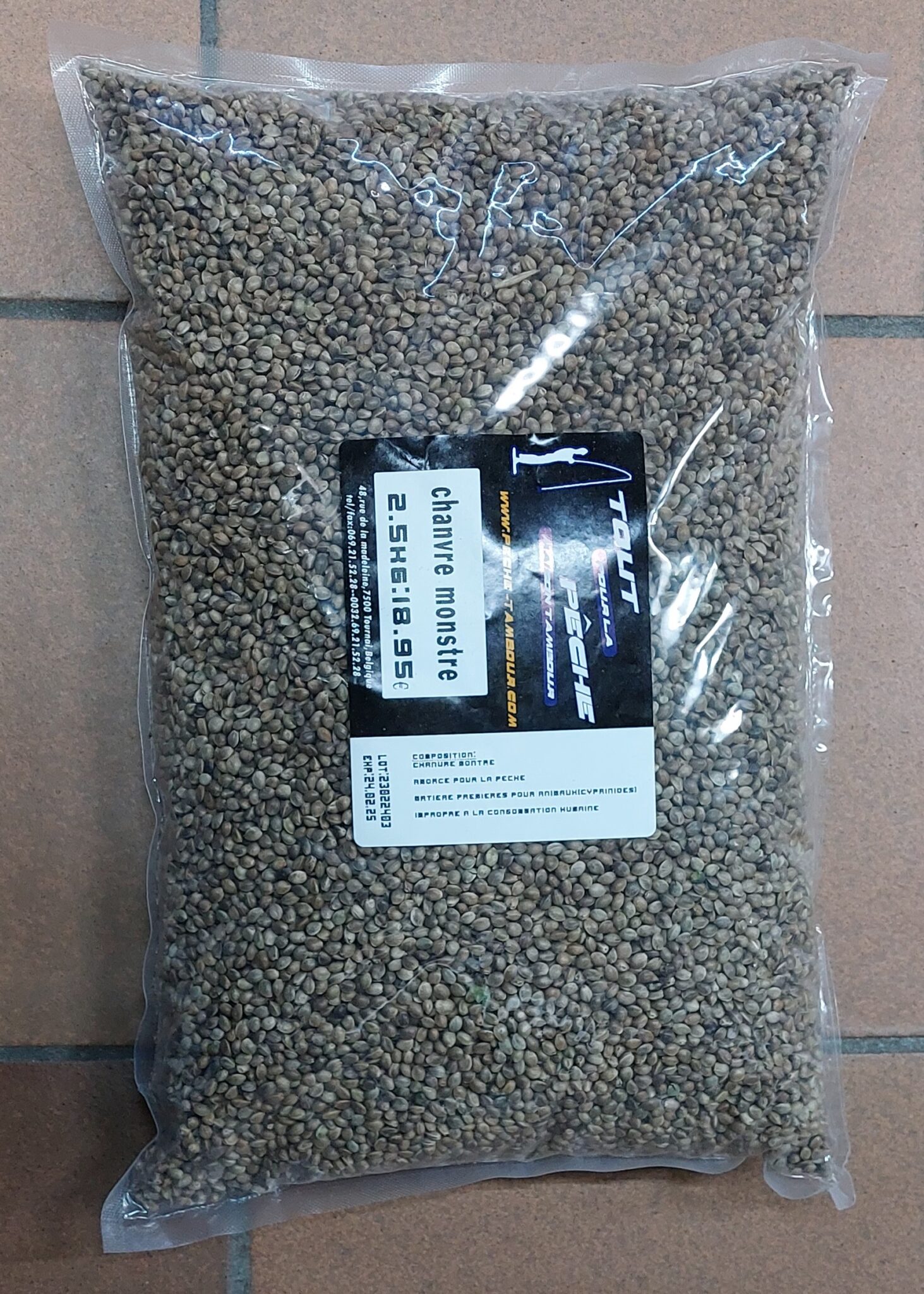 Grote Kemp / Chenevis Monstre 1kg - De Wedstrijdvisser