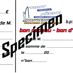 bon cadeau/ bon d'achat