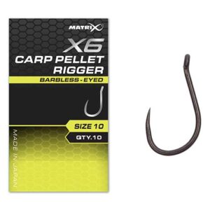 Matrix X6 - Carp Pellet Rigger Hooks