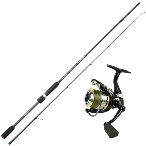 Ensemble Carnassier Sakura Almara ALMS 802 MH + Moulinet Alendo 4004FD (3+1)  10-35gr 243 cm