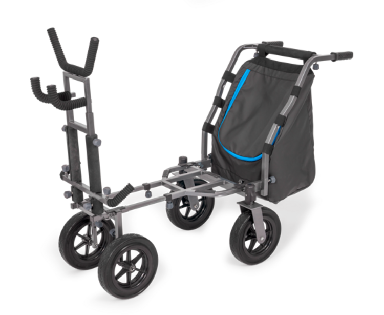 preston chariot 4 roues directionnelles.