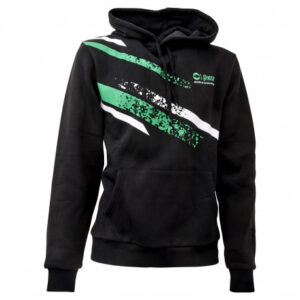 SWEAT A CAPUCHE STRIPES BLACK SENSAS