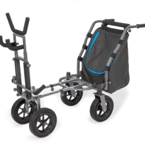 Preston Chariot 4 Roues avec Direction Arrière 360°